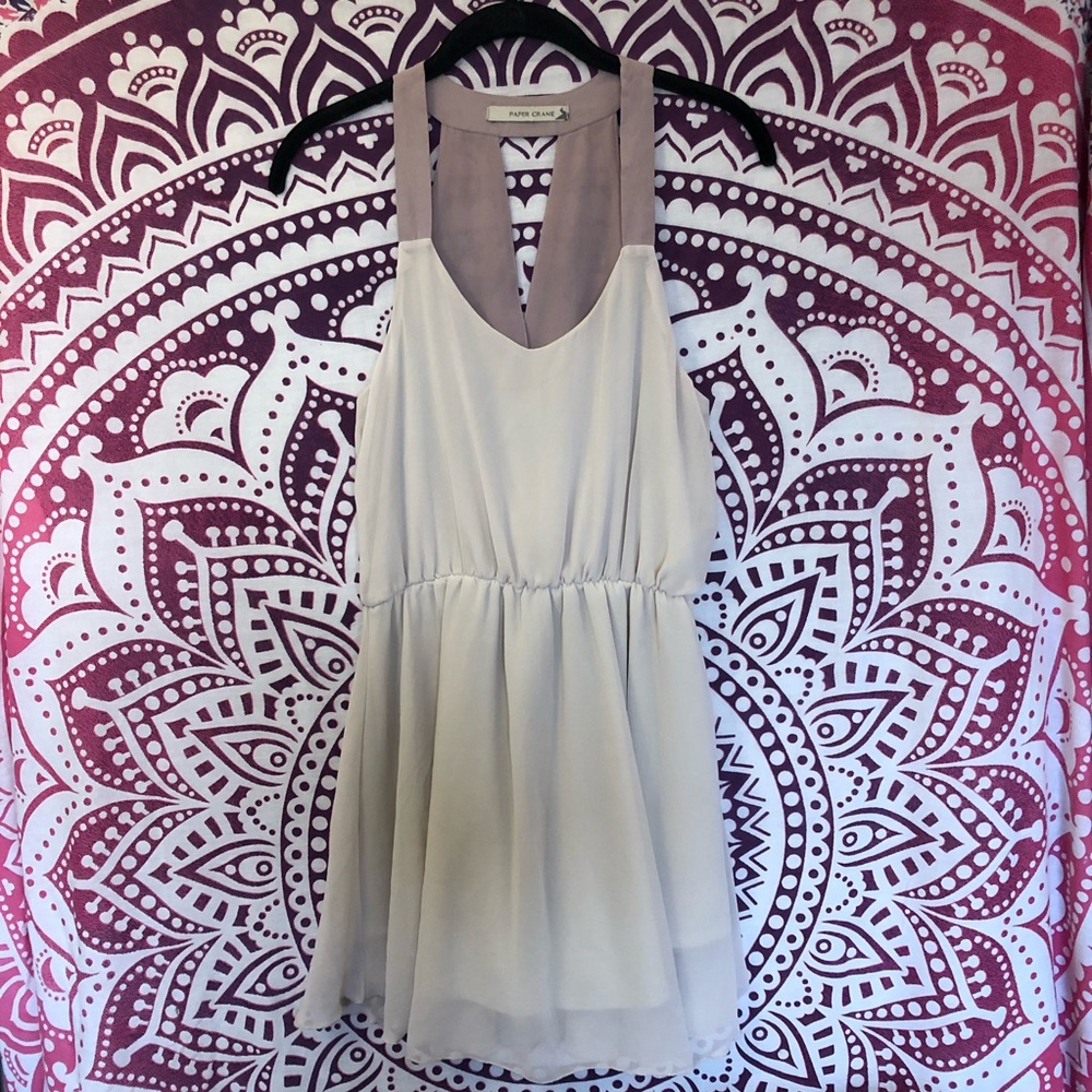 Paper Crane Mini Dress